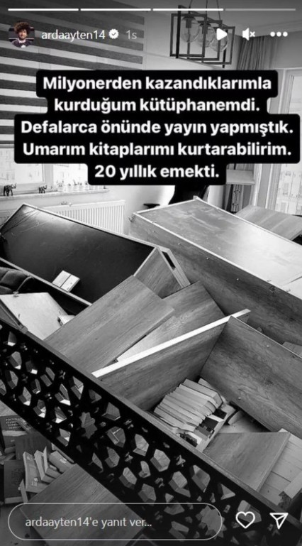 Arda Ayten deprem sonrası yaşadıklarını anlattı